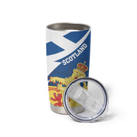 Personalized Scotland Tumbler Cup Lion Rampant Flag Style