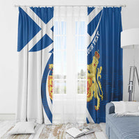 Personalized Scotland Window Curtain Lion Rampant Flag Style