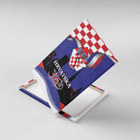 Croatia Independence Day Canvas Wall Art Hrvatska Checkerboard 35th Anniversary