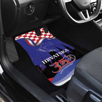 Croatia Independence Day Car Mats Hrvatska Checkerboard 35th Anniversary