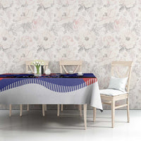 Croatia Independence Day Tablecloth Hrvatska Checkerboard 35th Anniversary
