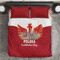 Poland Constitution Day Bedding Set Warsaw Capital Mazurek Dabrowskiego