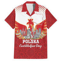 Poland Constitution Day Family Matching Long Sleeve Bodycon Dress and Hawaiian Shirt Warsaw Capital Mazurek Dabrowskiego