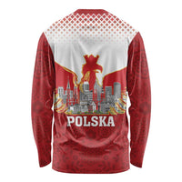 Poland Constitution Day Long Sleeve Shirt Warsaw Capital Mazurek Dabrowskiego
