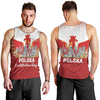 Poland Constitution Day Men Tank Top Warsaw Capital Mazurek Dabrowskiego