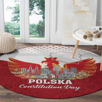 Poland Constitution Day Round Carpet Warsaw Capital Mazurek Dabrowskiego