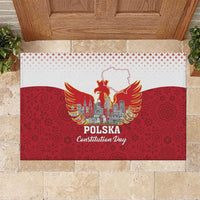Poland Constitution Day Rubber Doormat Warsaw Capital Mazurek Dabrowskiego