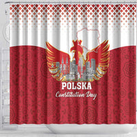 Poland Constitution Day Shower Curtain Warsaw Capital Mazurek Dabrowskiego