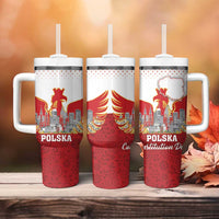 Poland Constitution Day Tumbler With Handle Warsaw Capital Mazurek Dabrowskiego