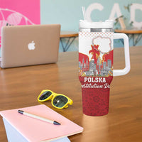 Poland Constitution Day Tumbler With Handle Warsaw Capital Mazurek Dabrowskiego