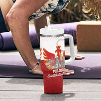 Poland Constitution Day Tumbler With Handle Warsaw Capital Mazurek Dabrowskiego