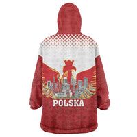Poland Constitution Day Wearable Blanket Hoodie Warsaw Capital Mazurek Dabrowskiego