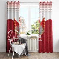 Poland Constitution Day Window Curtain Warsaw Capital Mazurek Dabrowskiego