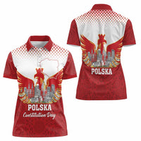 Poland Constitution Day Women Polo Shirt Warsaw Capital Mazurek Dabrowskiego