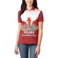 Poland Constitution Day Women Polo Shirt Warsaw Capital Mazurek Dabrowskiego