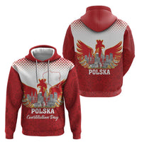 Poland Constitution Day Zip Hoodie Warsaw Capital Mazurek Dabrowskiego