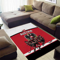 Austria Hockey Area Rug Austrian Eagle Pride
