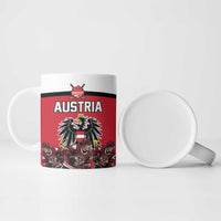 Austria Hockey Custom Ceramic Mug Austrian Eagle Pride
