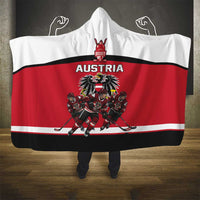 Austria Hockey Hooded Blanket Austrian Eagle Pride
