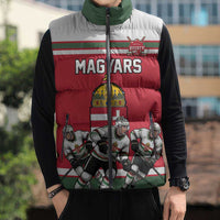 Hungary Hockey Custom Sleeveless Puffer Jacket Magyars Pride National Team