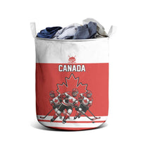 Canada Hockey Laundry Basket Maple Leaf Northern Pride