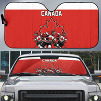 Canada Hockey Auto Sun Shade Maple Leaf Northern Pride