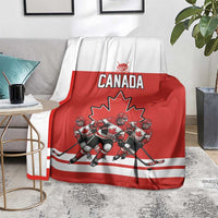 Canada Hockey Blanket Maple Leaf Northern Pride