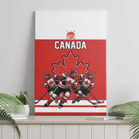 Canada Hockey Canvas Wall Art Maple Leaf Northern Pride