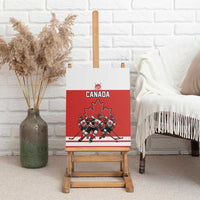 Canada Hockey Canvas Wall Art Maple Leaf Northern Pride