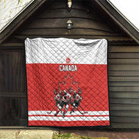 Canada Hockey Quilt Maple Leaf Northern Pride