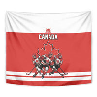 Canada Hockey Tapestry Maple Leaf Northern Pride