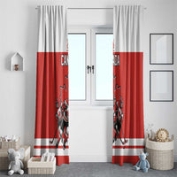 Canada Hockey Window Curtain Maple Leaf Northern Pride