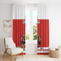 Canada Hockey Window Curtain Maple Leaf Northern Pride