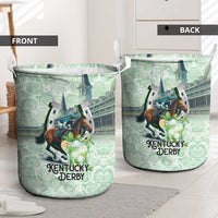 Kentucky Horse Racing Laundry Basket Mint Julep Run For The Roses Art