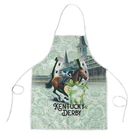 Kentucky Horse Racing Apron Mint Julep Run For The Roses Art