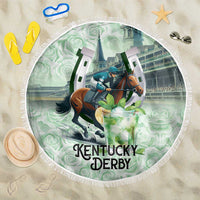 Kentucky Horse Racing Beach Blanket Mint Julep Run For The Roses Art