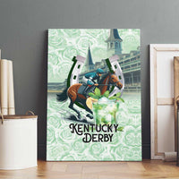 Kentucky Horse Racing Canvas Wall Art Mint Julep Run For The Roses Art