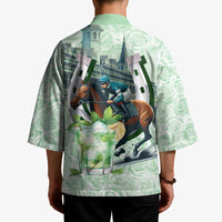 Kentucky Horse Racing Kimono Mint Julep Run For The Roses Art