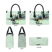 Kentucky Horse Racing Leather Bag Mint Julep Run For The Roses Art