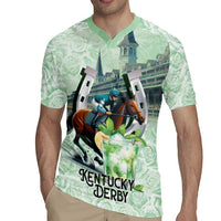 Kentucky Horse Racing Rugby Jersey Mint Julep Run For The Roses Art