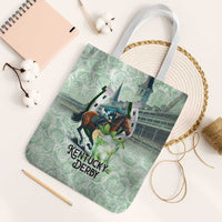 Kentucky Horse Racing Tote Bag Mint Julep Run For The Roses Art