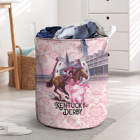 Kentucky Horse Racing Laundry Basket Rose Run For The Roses Derby Art