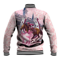 Kentucky Horse Racing Baseball Jacket Rose Run For The Roses Derby Art