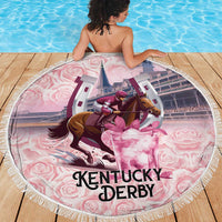 Kentucky Horse Racing Beach Blanket Rose Run For The Roses Derby Art