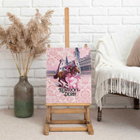 Kentucky Horse Racing Canvas Wall Art Rose Run For The Roses Derby Art