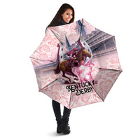 Kentucky Horse Racing Umbrella Rose Run For The Roses Derby Art