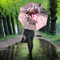 Kentucky Horse Racing Umbrella Rose Run For The Roses Derby Art