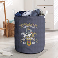 152nd Kentucky Horse Racing Laundry Basket Derby Run For The Roses Vintage