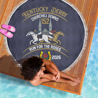 152nd Kentucky Horse Racing Beach Blanket Derby Run For The Roses Vintage