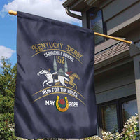 152nd Kentucky Horse Racing Garden Flag Derby Run For The Roses Vintage